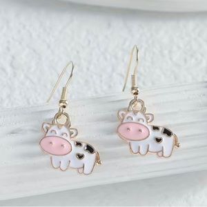 Cute cow earrings